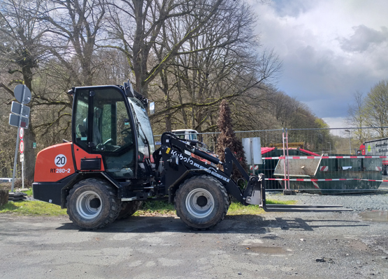 2,8 t Radlader mieten - Kubota RT280-2